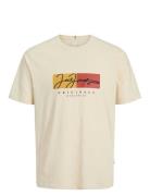 Jorfrederiksberg Boxscript Tee Ss Sn Jnr Jack & J S Cream