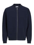 Jjcalvin Knit Bomber Cardigan Jack & J S Navy