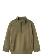 Nmmilondon Rio Ls Half Zip Sweat Lil Lil'Atelier Khaki