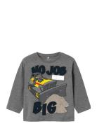 Nmmjeremy Tonka Ls Nreg Top Cplg Name It Grey