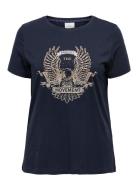 Carbrinna Life Ss Reg Tee Jrs ONLY Carmakoma Navy