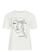 Visybilla O-Neck S/S T-Shirt/Pb Vila White