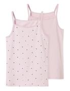 Nkfstrap Top 2P Winsome Hearts Noos Name It Pink