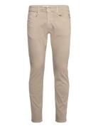 Anbass Trousers Slim Replay Beige