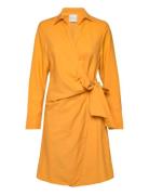 Slim Wrap Shirt Dress GANT Yellow