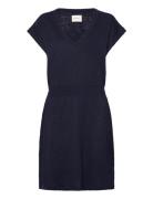 Linen Blend Dress GANT Navy