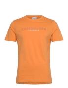 Copenhagen Print Tee S/S Lindbergh Orange