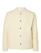 Slhmike Light Ls Knit Relaxed Polo Cardi Selected Homme Yellow