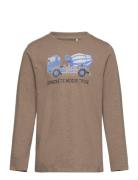 T-Shirt Ls Minymo Brown