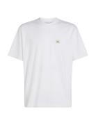 Woven Label Relaxed Tee Calvin Klein Jeans White