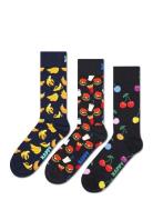 3-Pack Classic Banana Socks Happy Socks Navy