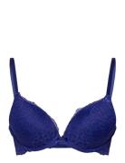 Marine Padded Push-Up Underwired Bra Hunkemöller Blue