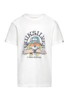 Ev Skull Feast Ss Yth Quiksilver White