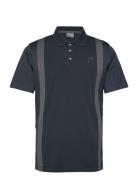 Club 25 Tech Polo Shirt Men Head Navy