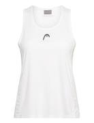 Club 25 Tech Tank Top Women Head White