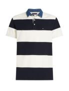 Rugby Stripe Relaxed Polo Tommy Hilfiger Navy