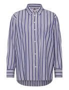 Ess Poplin Easy Fit Shirt Tommy Hilfiger Navy