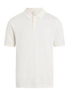 Knitted Supima Cotton Polo S/S Calvin Klein White