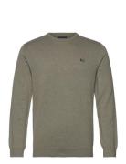 Cotton Crew Neck Sweater Lexington Clothing Khaki