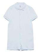 Cotton Interlock Polo Shortall Ralph Lauren Baby Blue