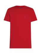 Essential Solid Pocket Tee Tommy Hilfiger Red