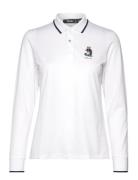 Tailored Fit Polo Bear Jersey Polo Shirt Ralph Lauren Golf White