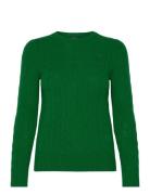 Cable-Knit Wool-Cashmere Sweater Polo Ralph Lauren Green