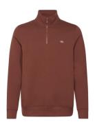 Oakport Quarter Zip Dickies Brown