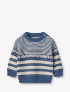 Knit Pullover Janus Wheat Blue