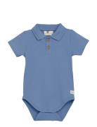 Body Ss Polo En Fant Blue