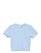 Vmlavender Ss Cropped Top Jrs Girl Vero Moda Girl Blue