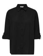 Cartizana Cotton L/S Shirt Wvn Noos ONLY Carmakoma Black