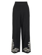 Vipolene Hw Pants Vila Black