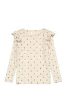 Nmfgago Kuo Ls Slim Top Lil Lil'Atelier Cream