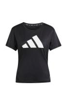 Run It Tee Adidas Performance Black