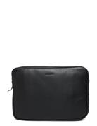 Leather Laptop Sleeve Les Deux Black