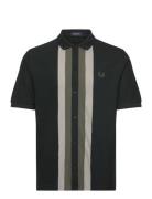 Panelled Button Polo S Fred Perry Green