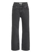 Trousers Denim Vilgot Wide Leg Lindex Black