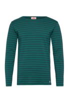 Striped Breton Shirt Héritage Armor Lux Green