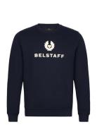 Belstaff Signature Crewneck Sweatshirt Tile Green Belstaff Navy