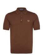 Classic Knitted Shirt Fred Perry Brown