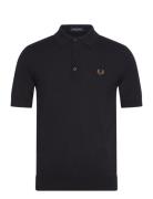 Classic Knitted Shirt Fred Perry Navy