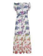 Samoll Midi Dress Sl Lollys Laundry Patterned