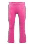 Leggings Flare Velour Solid Lindex Pink