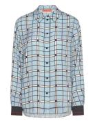 Long Sleeve Shirt, 2263 Dry Viscose STINE GOYA Blue