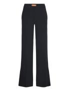 Flared Long Pants, 2273 Crepe STINE GOYA Black