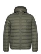 Hooded Insulated Jacket Fred Perry Khaki