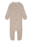 Jumpsuit Knitted Newborn Lindex Beige