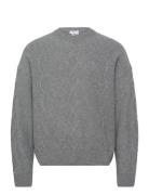 Diamond Cable Sweater Filippa K Grey