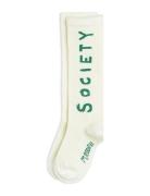 Society Knee-High Socks Mini Rodini Cream